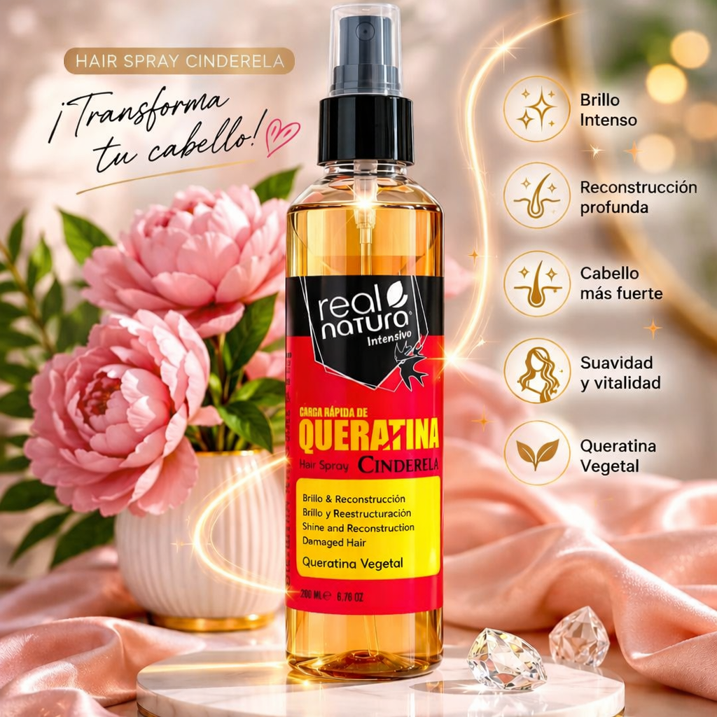 Real Natura Hair Spray Cenicienta