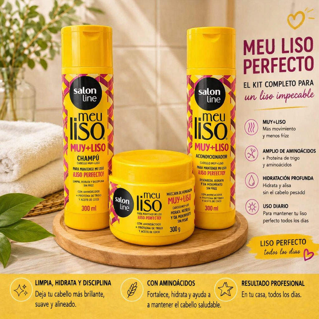 Salon Line Meu Liso Kit Completo
