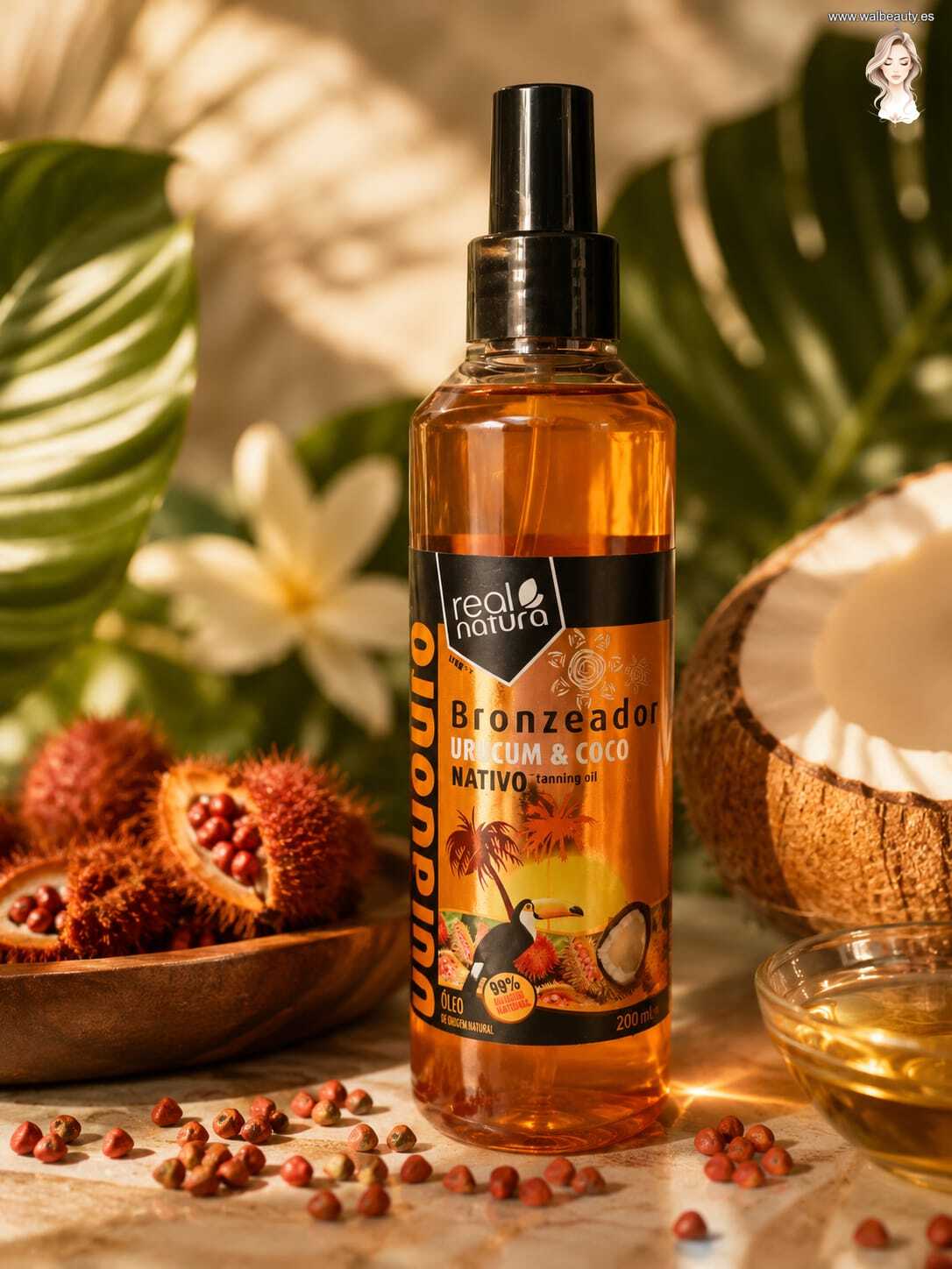 Bronceador Urucum+Coco 200ml