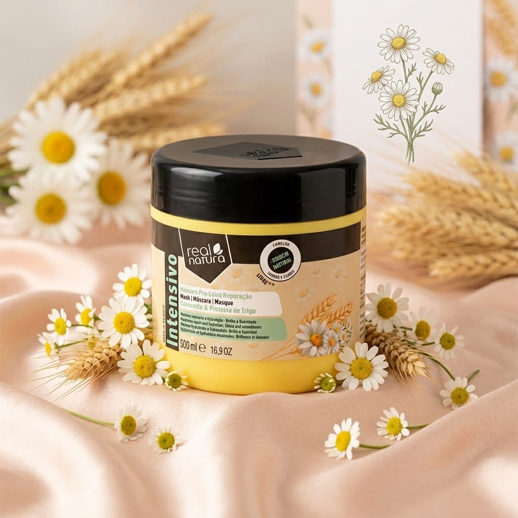 Mascarilla Real Natura Camomila 500ml